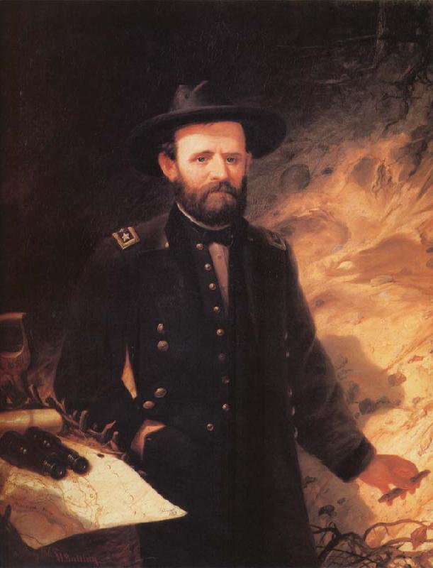 Ole Peter Hansen Balling Ulysses S.Grant Germany oil painting art